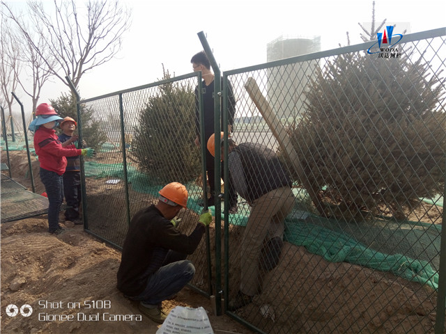 蘭州北京大興機場附近河道護欄網案例圖片6